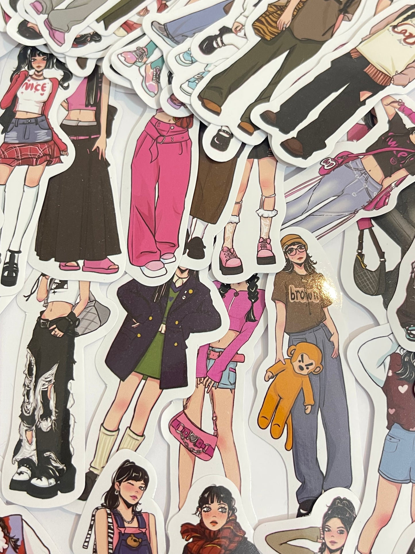 Fashion girly stickers