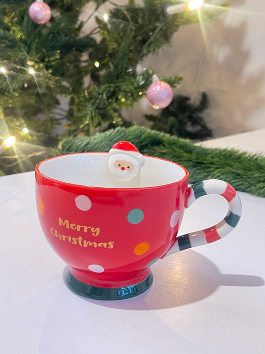 Christmas santa huge mug