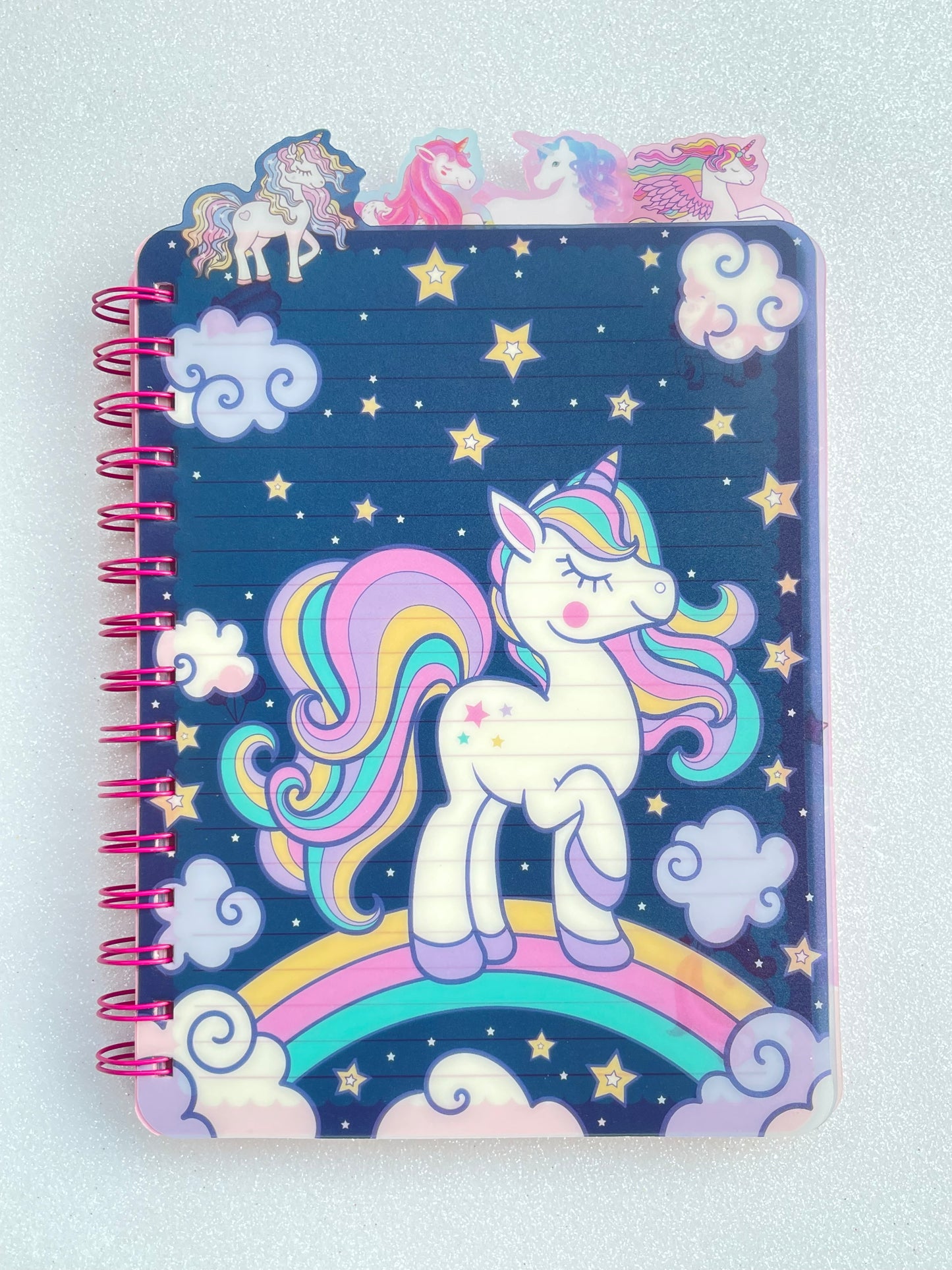 Unicorn subjects notebook