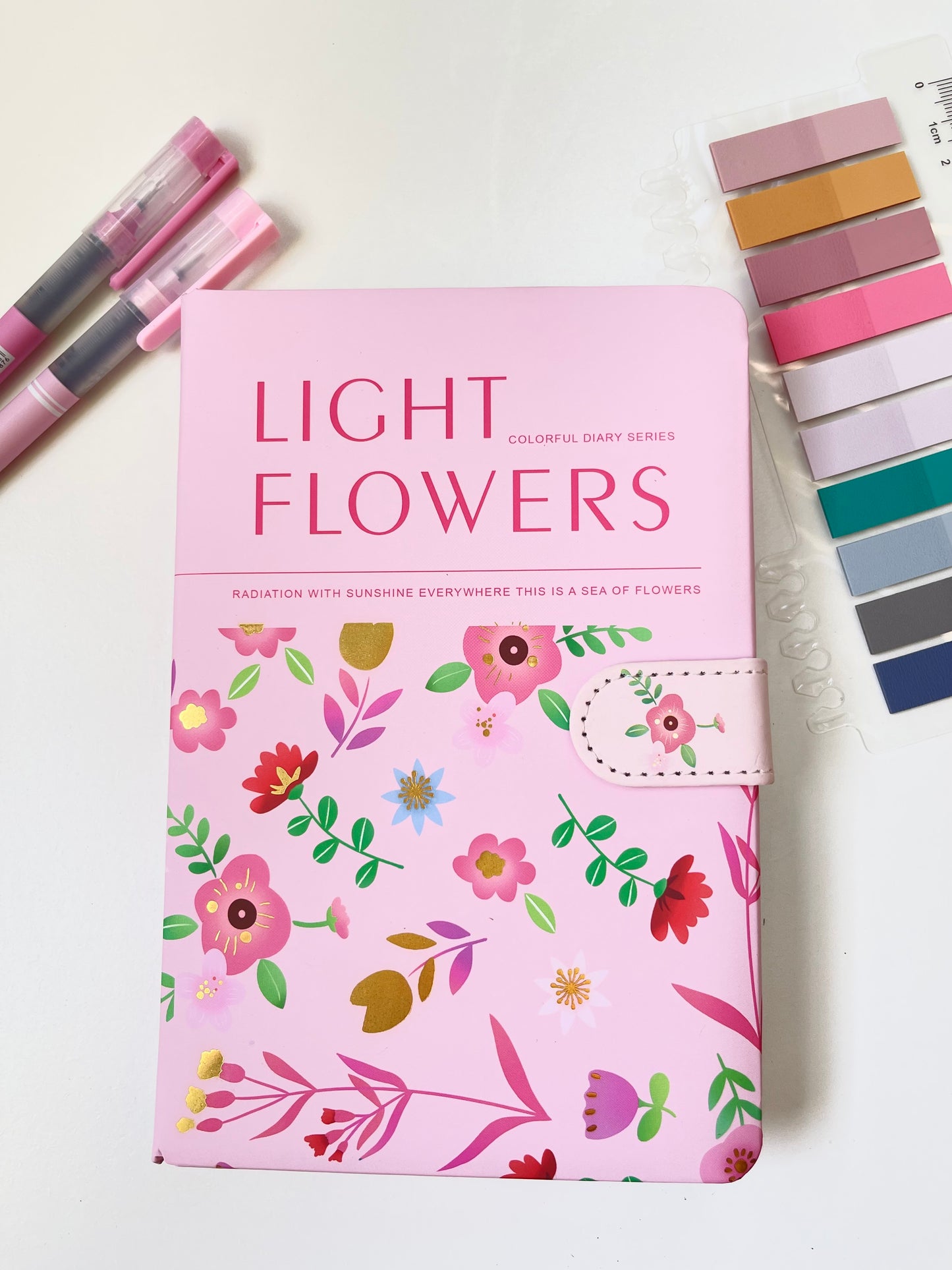 Light flowers notebook A