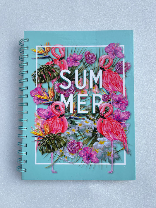 Colorful 5 subjects notebook