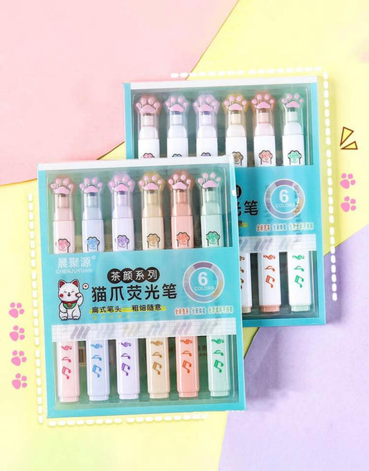 Cats highlighters set