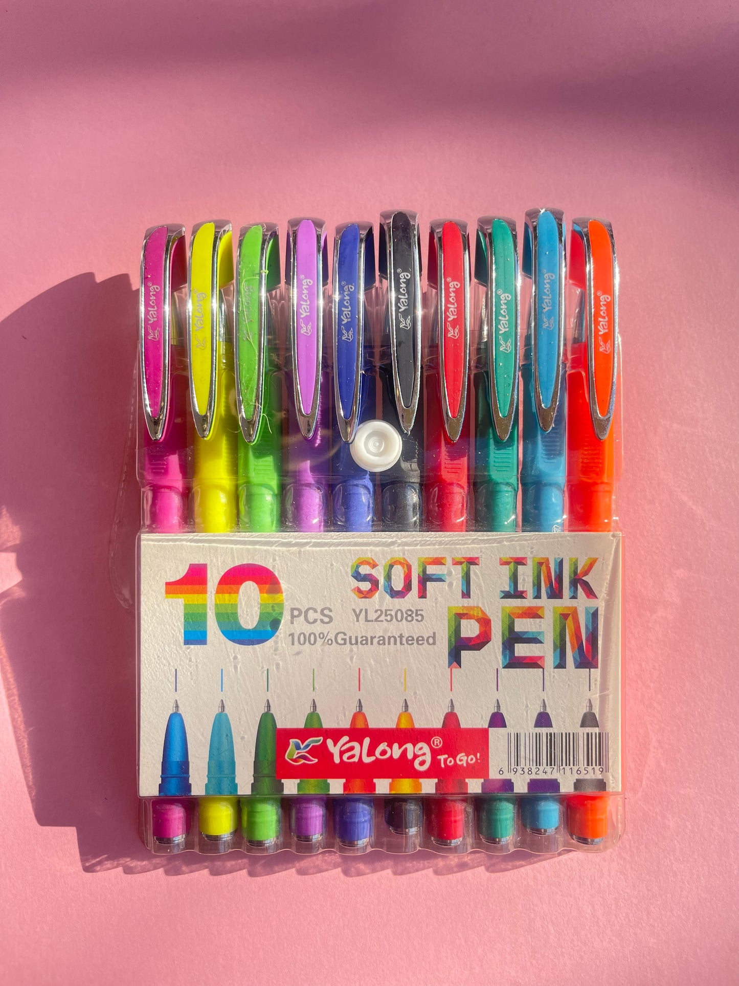 Colored ink pens