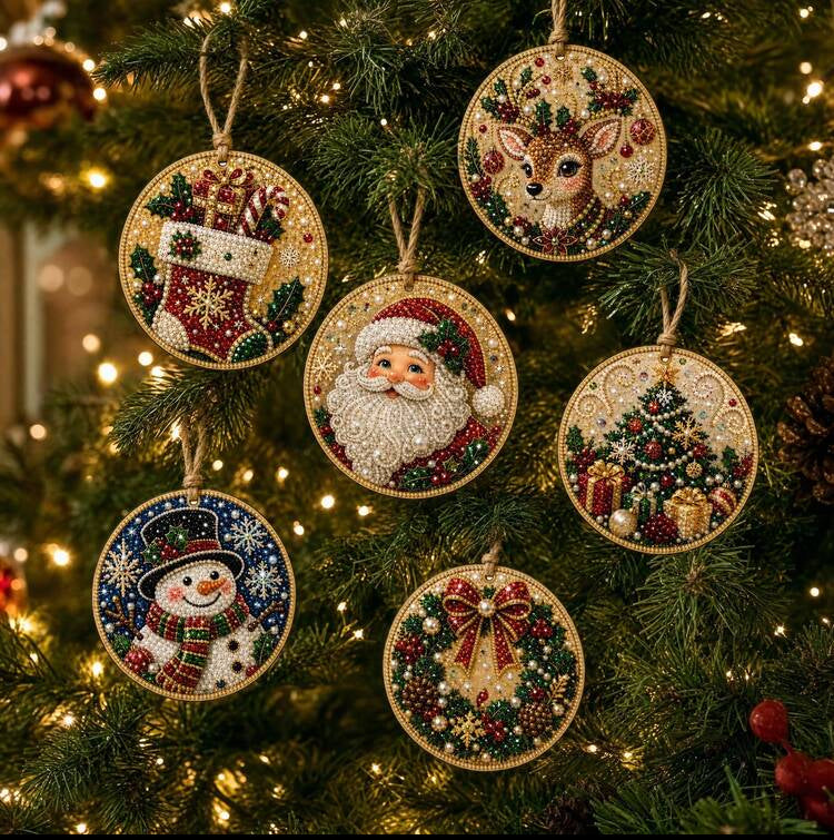 Diamond painting xmas decor set