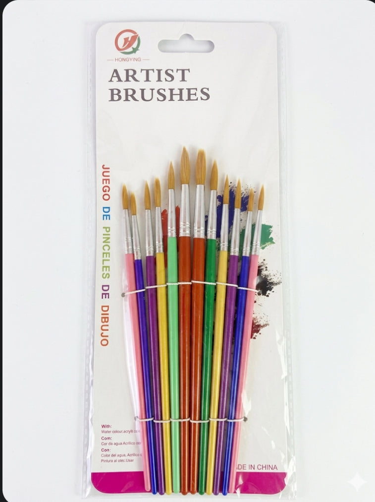 Painting brushes set