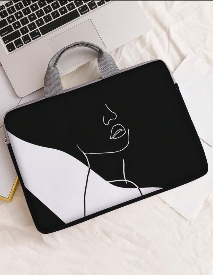 Face laptop bag