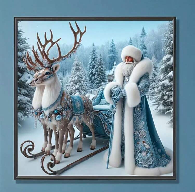 Santa claus pattern diamond painting set