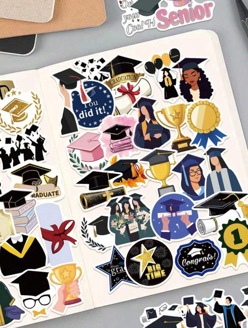 Graduation stickers