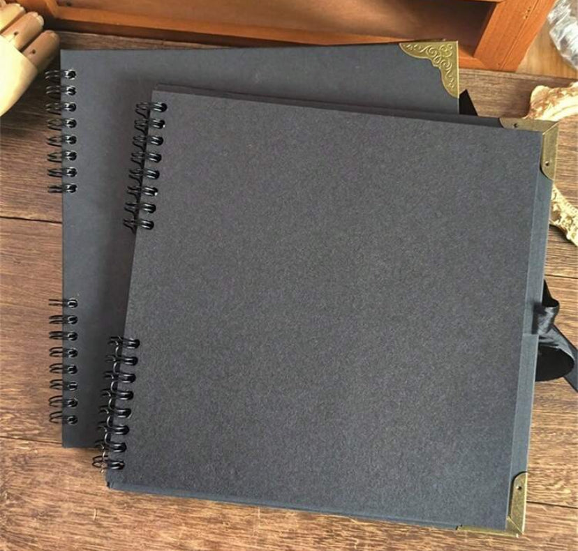 Black scrapbook
