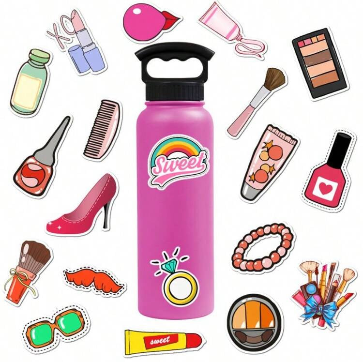 Make up stickersefashion make up girly stickers set of 50 p
