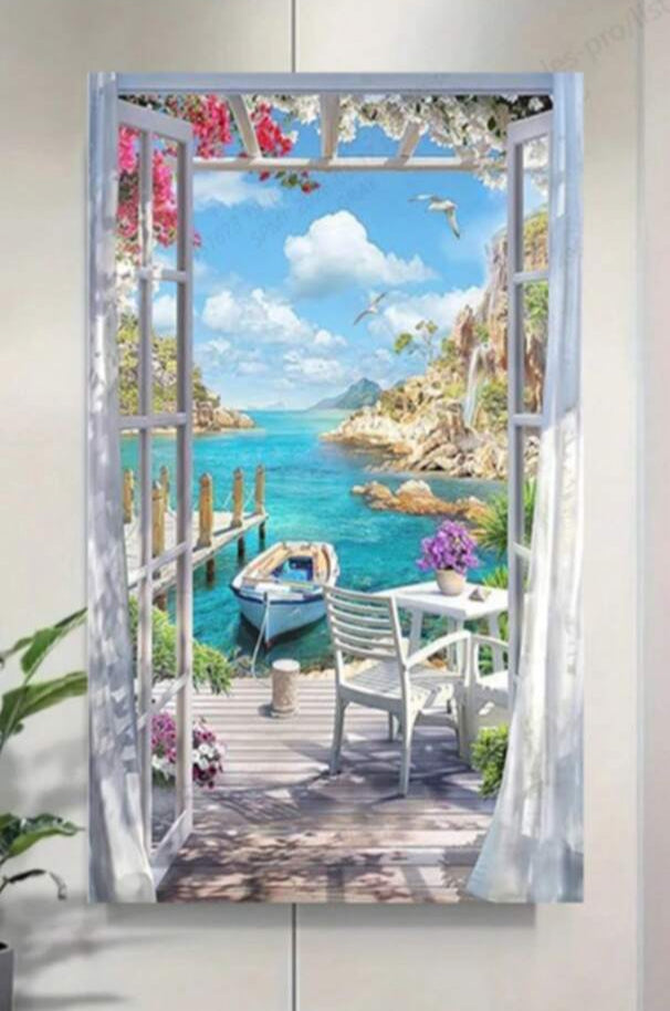 Sea diamond painting kit