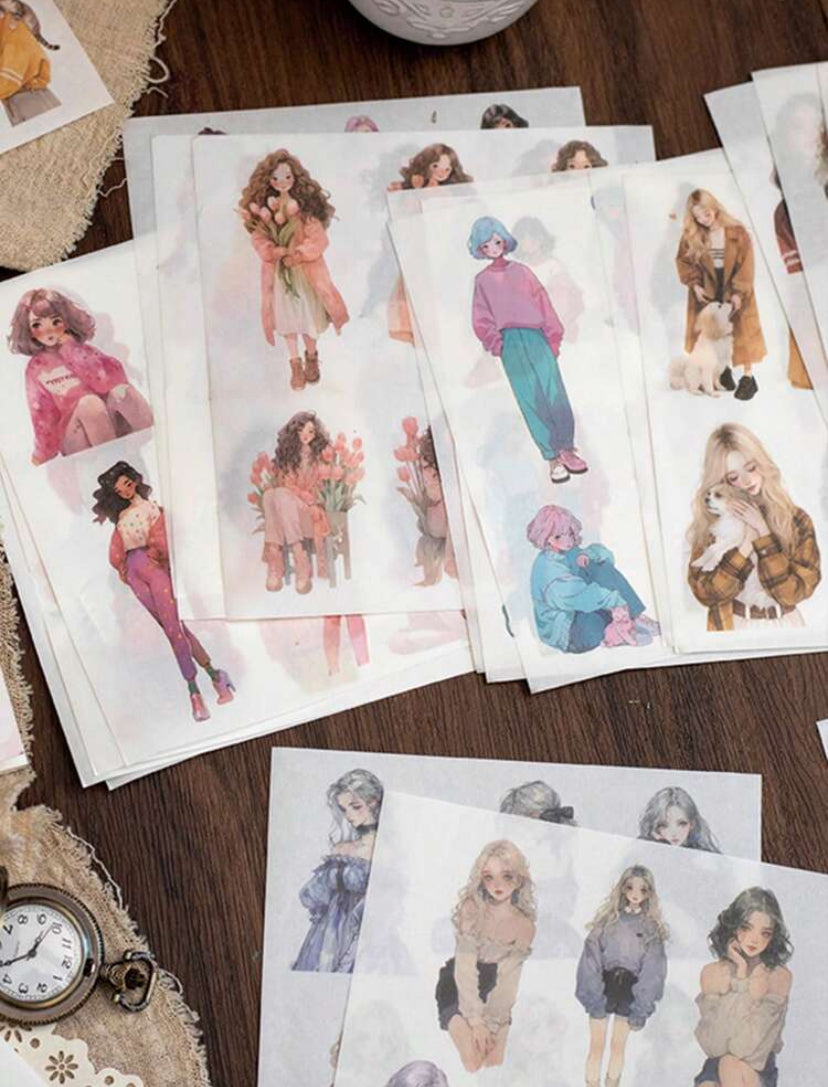 Human flavor stickers serie