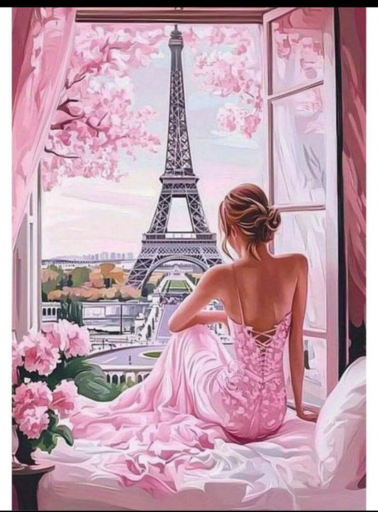 tour eiffel diamond painting set