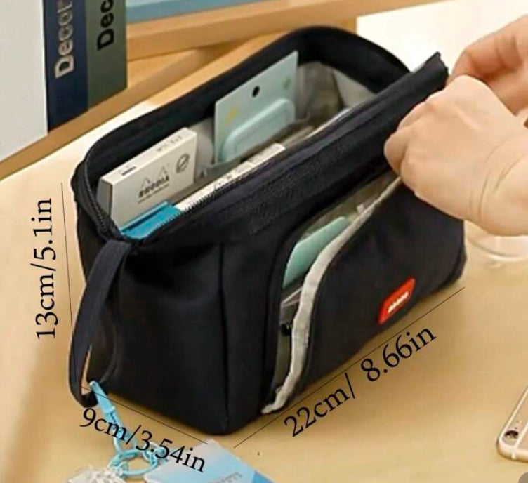 Large capacity pencil case