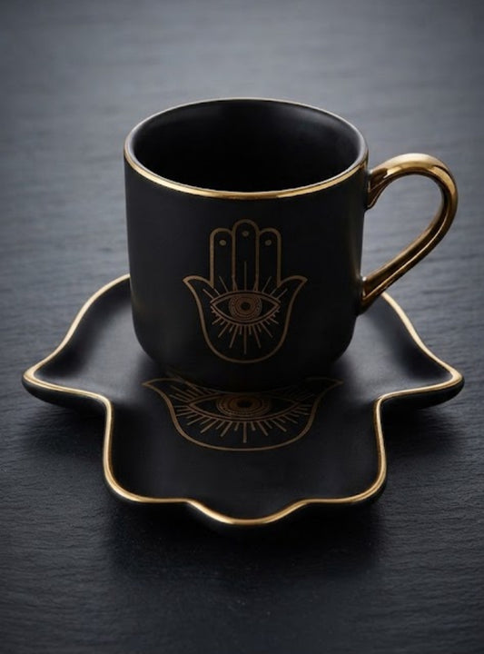 Hamsa and an eye mug