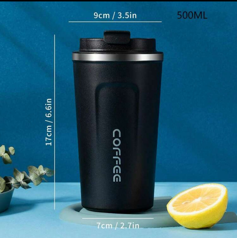 Coffee thermos mug