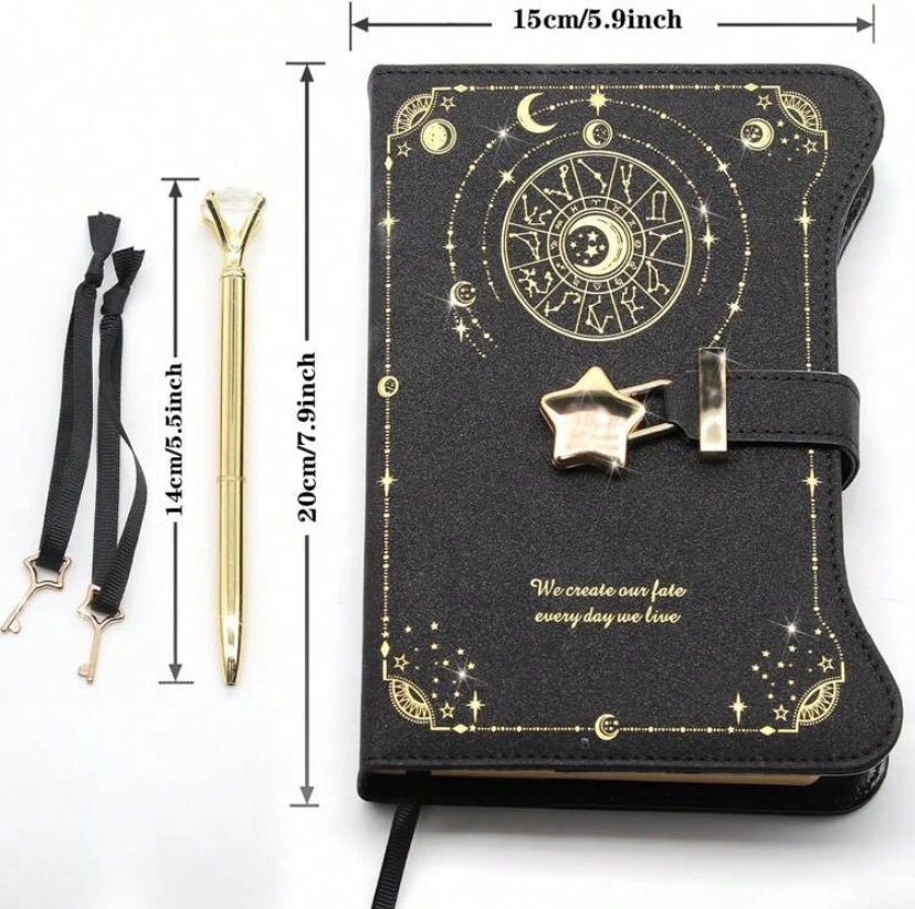 Journaling space notebook