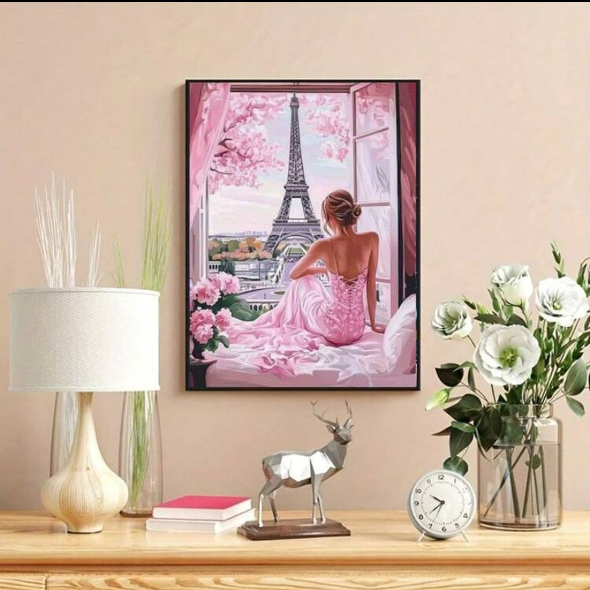 tour eiffel diamond painting set