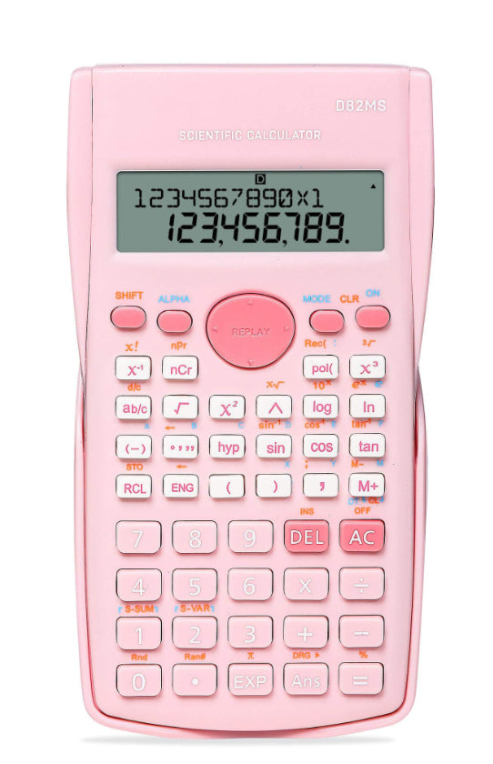 Our exclusive pink calculator