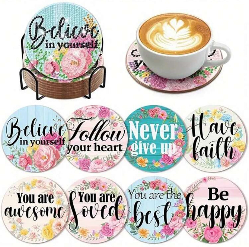 coasters diamond painting