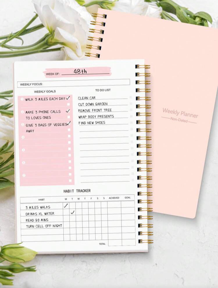 Pink planner