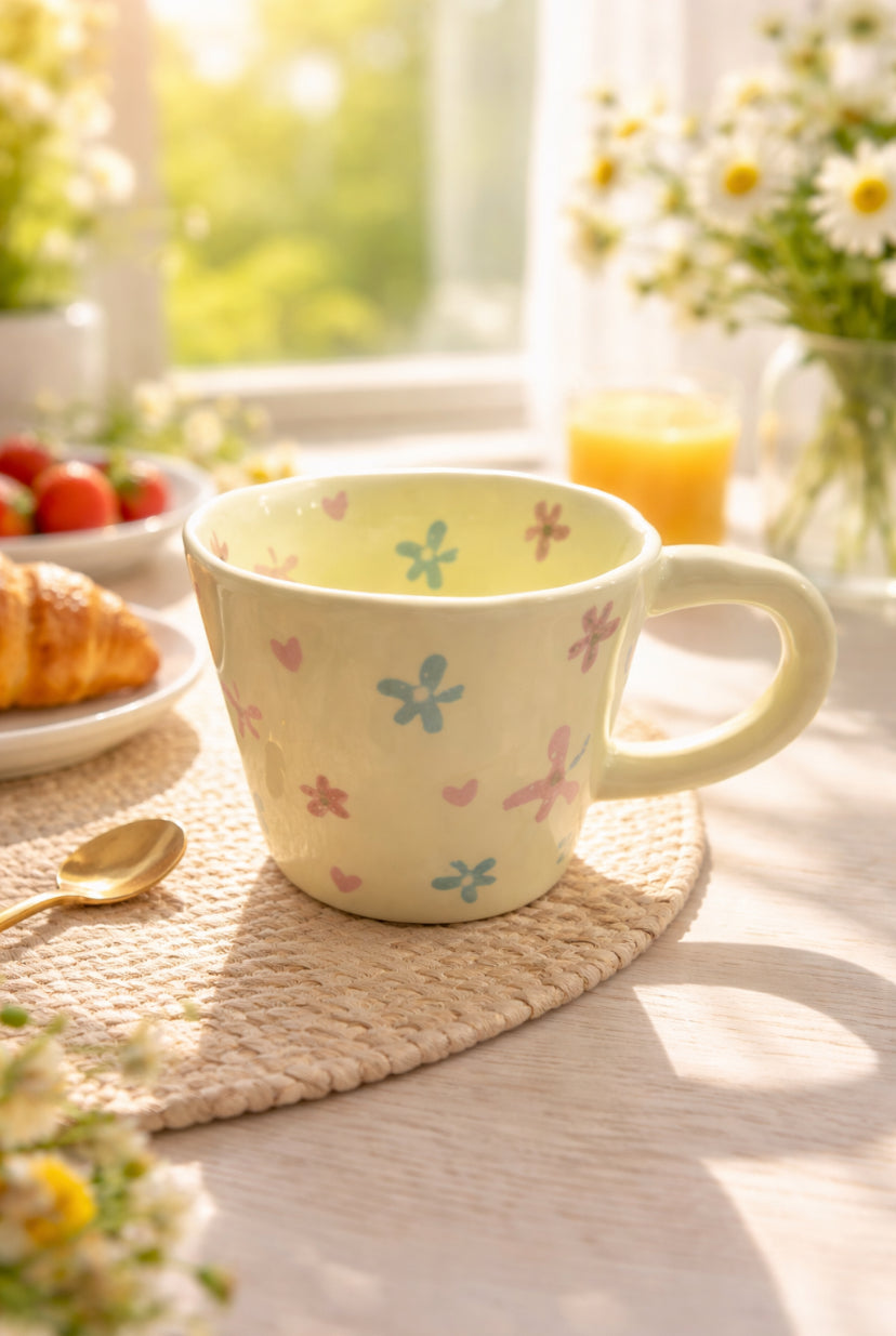 The floral mug
