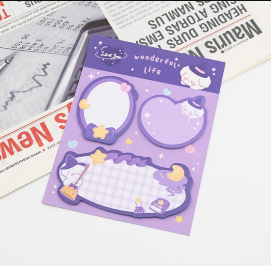 3 in one sticky notes